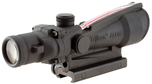 Trijicon 100154 ACOG  Black Hardcoat Anodized 3.5x35mm Illuminated Red Horseshoe .308/7.62 BDC Reticle