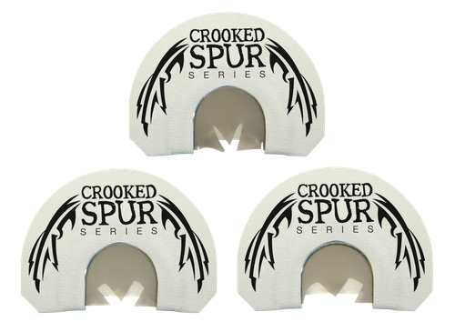 Foxpro CSGSCOMBO Crooked Spur Ghost Spur Combo Diaphragm Call, Attracts Turkey,  Triple Prophylactic Reeds
