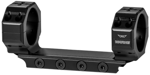 Warne 7824M Precision Mount Scope Mount/Ring Combo Black Anodized 34mm 0 MOA