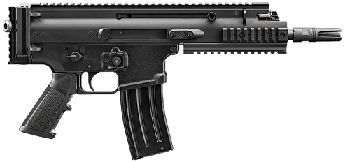 FN 38101240 SCAR 15P 5.56x45mm 30+1 7.50" Black Chrome Lined Steel Barrel, Black Anodized Aluminum Picatinny Rail Receiver, Black Polymer Grip, Ambidextrous