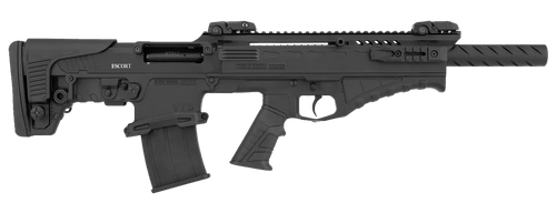 Escort HEBT12X180101 BTS  12 Gauge Semi-Auto 3" 5+1 18" Matte Black Nitride Steel Barrel, Picatinny Rail Aluminum/Polymer Receiver, Black Adjustable Synthetic Stock