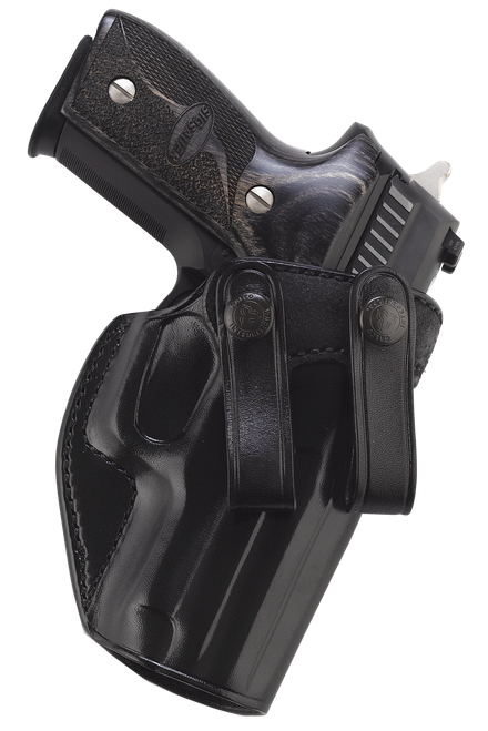 Galco SUM822B Summer Comfort  IWB Black Leather Belt Loop Fits Sig P320 Compact Fits Beretta APX Fits Sig M18 Right Hand