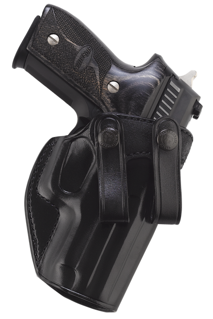 Galco SUM822B Summer Comfort  IWB Black Leather Belt Loop Fits Sig P320 Compact Fits Beretta APX Fits Sig M18 Right Hand