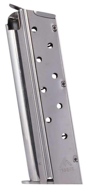 Mec-Gar MGCGOV9LN 1911 Government 9rd 9mm Luger, Nickel Carbon Steel