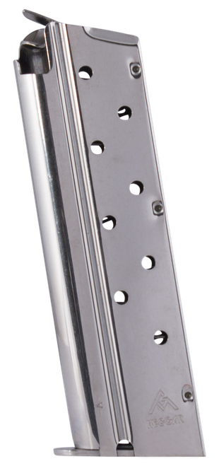 Mec-Gar MGCGOV9LN 1911 Government 9rd 9mm Luger, Nickel Carbon Steel