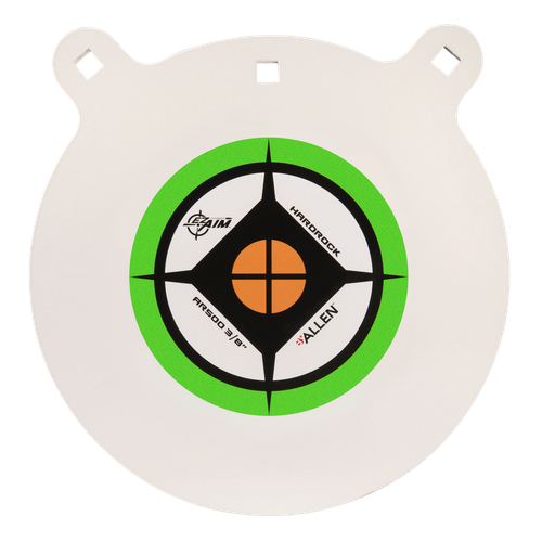 EZ-Aim 15599 Hardrock  12" AR500 Steel Gong Shooting Target .38" Thickness Black / Green / White
