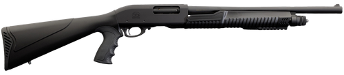 Charles Daly 930294 301  Full Size Frame 12 Gauge Pump 3" 4+1 18.50" Black Steel Barrel, Black Aluminum Receiver, Black Fixed Synthetic Stock, Black Polymer Grip