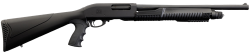 Charles Daly 930294 301  Full Size Frame 12 Gauge Pump 3" 4+1 18.50" Black Steel Barrel, Black Aluminum Receiver, Black Fixed Synthetic Stock, Black Polymer Grip