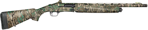 Mossberg 85169 940 Pro Turkey 12 Gauge 4+1 3" 18.50", Mossy Oak Greenleaf, Optic Cut Rec, Self-Draining Synthetic Stock with Adj. Shims, HiViz CompSight Fiber Optic Sight, Includes Holosun Red Dot
