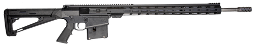 Great Lakes Firearms GL10LA7PRCSSBLK GLFA  7mm PRC 5+1 24" Stainless Threaded Barrel, Black Cerakote Picatinny Rail Aluminum Receiver, M-LOK Handguard, Hogue Fixed Black Synthetic Stock, Mil-Spec Grip