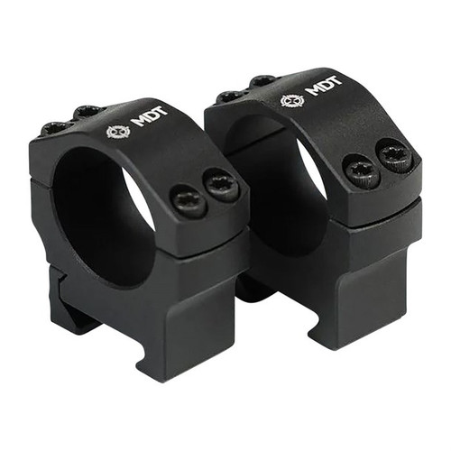 34MM HIGH (1.25'') PREMIER SCOPE RINGS BLACK