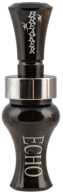 Echo Calls 78909 Breaker  Single Reed Mallard Hen Sounds Attracts Ducks Black Gold Pearl Acrylic
