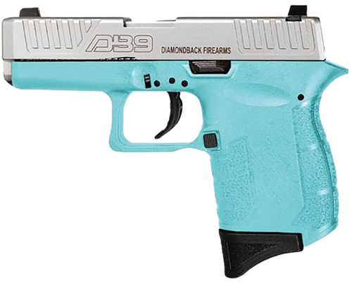 Diamondback DB0200P091 DB9 Gen4 Micro-Compact Frame 9mm Luger 6+1, 3.10" Stainless Steel Barrel, Nickel Boron Serrated Stainless Steel Slide, Mint Polymer Frame & Grip