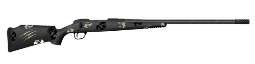 Fierce Firearms FCTRG6MMCM24BBO CT Rage  6mm Creedmoor 4+1 24" Carbon Fiber C3 Carbon Fiber Barrel Black Cerakote Titanium Blackout Camo Fixed Fierce Tech C3 Stock Right Hand