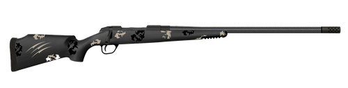 Fierce Firearms FCTRG6MMCM24BBO CT Rage  6mm Creedmoor 4+1 24" Carbon Fiber C3 Carbon Fiber Barrel Black Cerakote Titanium Blackout Camo Fixed Fierce Tech C3 Stock Right Hand