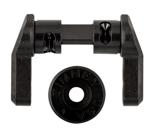 Timney Triggers 49ERSAFETY Safety Selector 49/90 Degree AR Platform Black Steel Ambidextrous
