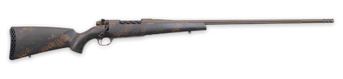 Weatherby MBC20N300PR8B Mark V Backcountry 2.0 300 PRC 3+1 28" Patriot Brown Cerakote Fluted Barrel/Peak 44 Blacktooth Carbon Fiber w/ Dark Green/Brown Sponge Stock
