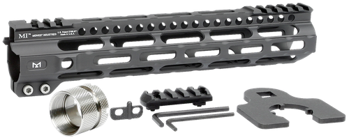 Midwest Industries MIULW105 Ultralight  AR-15 Black Hardcoat Anodized Aluminum/Polymer 10.50" Picatinny/M-LOK