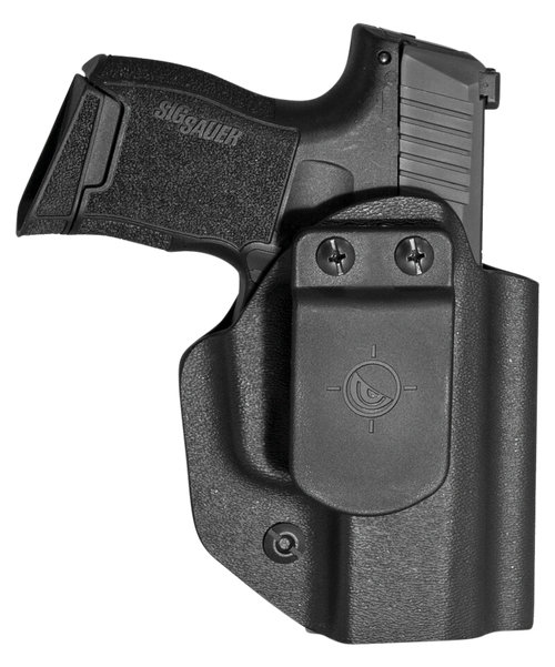 Mission First Tactical HSIG365AIWBABL Appendix Holster IWB/OWB Black Polymer Belt Clip Fits Sig P365 Ambidextrous