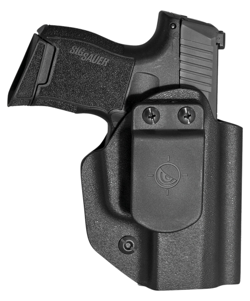 Mission First Tactical HSIG365AIWBABL Appendix Holster IWB/OWB Black Polymer Belt Clip Fits Sig P365 Ambidextrous