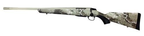 Tikka JRTXVA47124 T3x Lite 7mm PRC 3+1 24.40" Desert Verde Cerakote Fluted Threaded Barrel & Drilled & Tapped Receiver, Veil Alpine Fixed Synthetic Stock, Left Hand