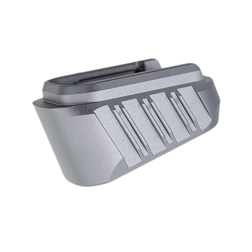 Tyrant CNC TDHCATMAGEX3GREY Hellcat Magazine Extension Fits Springfield Hellcat Pro Grey 7000 Series Aluminum