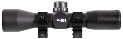 Aim Sports JTM432B Tactical Compact Black Anodized 4x 32mm 1" Tube Mil-Dot Reticle