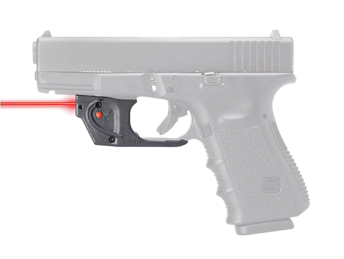 Viridian 9120092  E-Series Fits Glock 17/19/34/45/47 Red Laser Black Polymer Trigger Guard Mount
