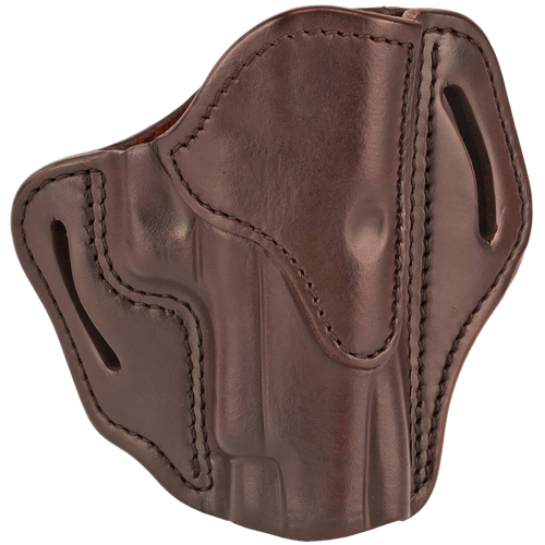 1791 Gunleather BH23SBRR BH2.3  OWB Size 2.3 Signature Brown Leather Belt Slide Compatible w/Glock 17/Sig P226/HK VP9 Right Hand