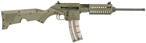 Kel-Tec SU22CAGRN SU22  Full Size 22 LR 26+1 16.10" Black Threaded Barrel, OD Green Picatinny Rail Polymer Receiver, OD Green Synthetic w/Storage Compartment Stock