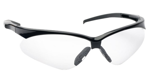 Walker's GWPSGLCLR Sport Glasses Crosshair Adult Clear Lens Polycarbonate Black Frame