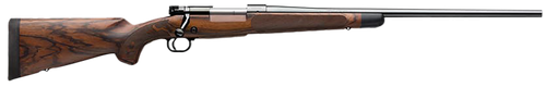 Winchester Repeating Arms 535239289 Model 70 Super Grade 6.5 Creedmoor Caliber with 4+1 Capacity, 22" Barrel, High Polished Blued Metal Finish & AAA French Walnut Stock Right Hand (Full Size)