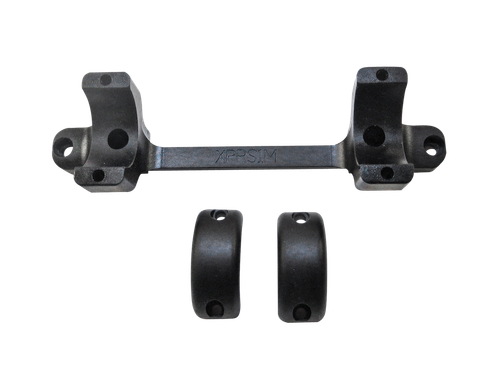 DNZ XPRS1M Game Reaper-Winchester Scope Mount/Ring Combo Matte Black 1"