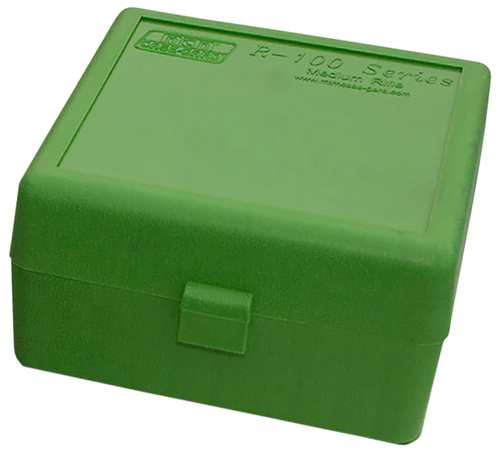 MTM Case-Gard RS10010 Ammo Box Flip-Top 223Rem/204Ruger Green Polypropylene 100rd