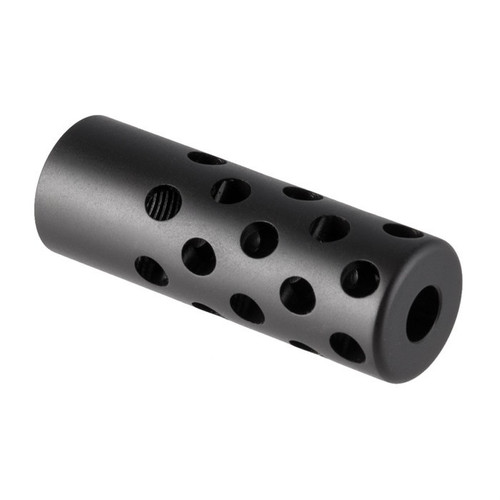 QUIET MUZZLE BRAKE 6.5 CALIBER 5/8-24 STEEL MATTE BLUED