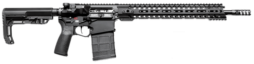 Patriot Ordnance Factory 01581 Revolution  308 Win,7.62x51mm NATO 16.50" 20+1 Black Hard Coat Anodized 6 Position MFT BMS Minimalist Stock