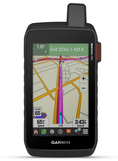 Garmin 0100234700 Montana 750i GPS Navigation Black Rechargeable Li-ion Battery Bluetooth/ANT+