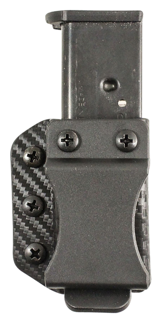 DeSantis Gunhide A100KJYYZ Persuader Mag Pouch  IWB/OWB Black Kydex Belt Clip Compatible w/ Glock 43 Ambidextrous