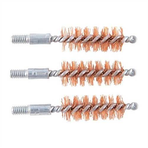 DOUBLE-TUFF BRONZE PISTOL BRUSH 10MM/40 CALIBER 3 PACK