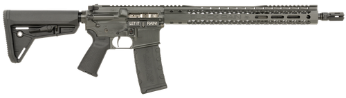 Black Rain Ordnance BROSSPSMK Spec 15+ SSP 5.56x45mm NATO 30+1 16", Smoke, 15" Slim M-LOK, Magpul Grip/Carbine Stock