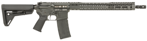 Black Rain Ordnance BROSSPSMK Spec 15+ SSP 5.56x45mm NATO 30+1 16", Smoke, 15" Slim M-LOK, Magpul Grip/Carbine Stock