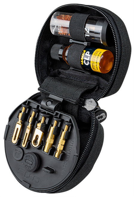 Otis FG753G 3-Gun Competition Cleaning Kit Multi-Caliber 12 Gauge Firearm Type Universal Bronze Bristle