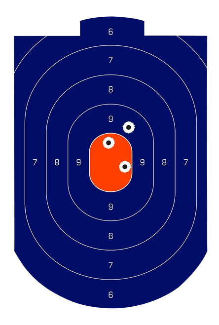 Birchwood Casey 35714 Dirty Bird Silhouette Target Silhouette Tagboard Target 12" x 18" 100 Per Pkg