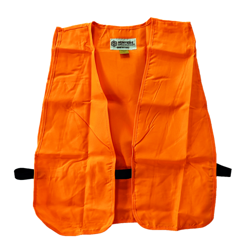 Hunters Specialties 02001 Safety Vest  Youth Orange Polyester