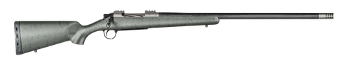 Christensen Arms CA10268215432 Summit TI  Full Size Frame 300 Win Mag 3+1, 26" Natural Titanium Steel Threaded Barrel, Natural Titanium Aluminum Receiver Green w/Black Webbing Fixed Sporter Stock