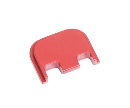 Timber Creek Outdoors GL43XSCPR Glock 43X/48 Slide Cover Plate Red Aluminum