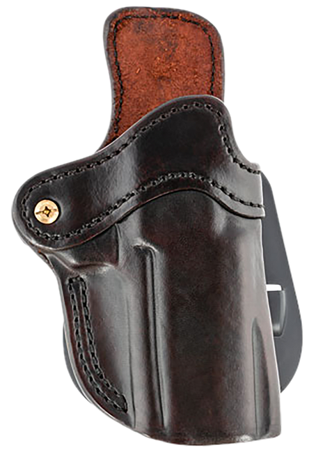 1791 Gunleather ORPDH24SBRR BH2.4 Optic Ready OWB 2.4 Signature Brown Leather Paddle Fits Walther PPQ/Sig P320/Springfield XD-M