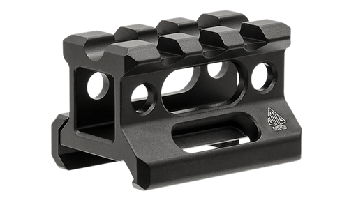 Leapers MTRSX8S Picatinny Riser  Matte Black Anodized Aluminum Picatinny Mount