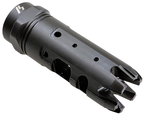 Strike Industries KINGCOMP22 King Comp  Black Steel with 1/2"-28 tpi Threads, 2.62" OAL & 0.87" Diameter for 223 Rem, 5.56x45mm NATO AR-Platform