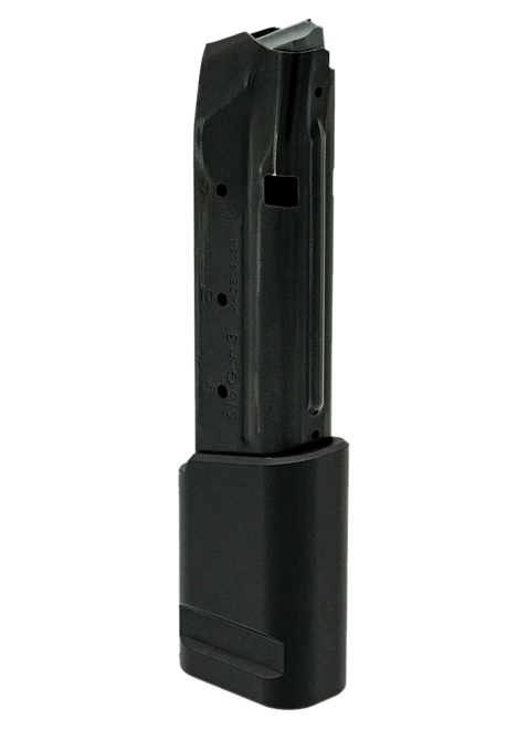 Shield Arms S15ME10INSBLK   Extended 10rd Compatible w/ Shield Arms S15 Magazine Black Aluminum